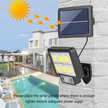 תאורת הצפה סולארית 72 נורות לד LED Solar Light Waterproof Motion