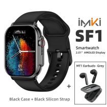 מארז שעון חכם IMIKI SF1 דמוי אפל ווטש עם אוזניות IMIKI MT1