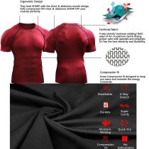 חולצות ספורט DRY-FIT קצרות לגברים