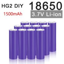 סוללות נטענות 18650 3.7V 1500mAh