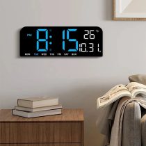 שעון דיגיטלי שולחני עם אופציה לתלייה על הקיר